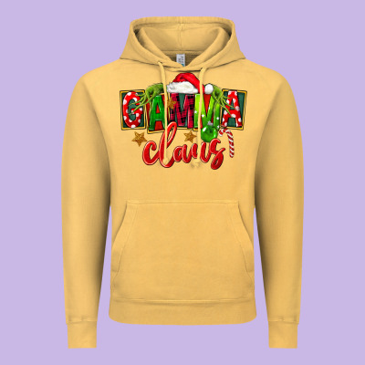 Christmas Gamma Claus Vintage Hoodie Designed By Fadigitalartstudio