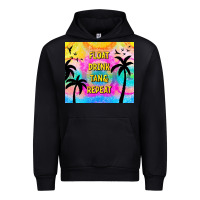 Black float drink tan & repeat Urban Hoodie - TumblerDesignByShophia