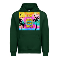 Foreset Green float drink tan & repeat Urban Hoodie - TumblerDesignByShophia