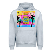 Heather Grey float drink tan & repeat Urban Hoodie - TumblerDesignByShophia