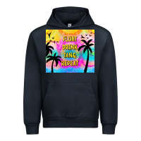 Navy float drink tan & repeat Urban Hoodie - TumblerDesignByShophia