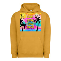 Pigment Peanut Butter float drink tan & repeat Urban Hoodie - TumblerDesignByShophia