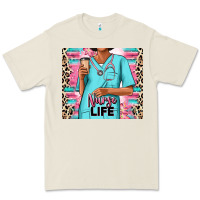 Bone nurse life afro woman Premium Tee - RanaPortraitStore