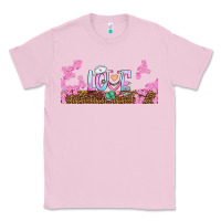 Bubblegum Pink watercolor love nurse libbey glass Classic Tee - BundleAndBundleShop