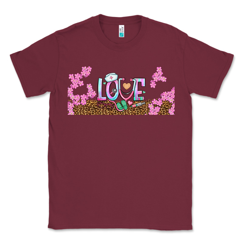 Watercolor Love Nurse Libbey Glass Classic Tee by BundleAndBundleShop | Teevron