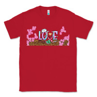 Red watercolor love nurse libbey glass Classic Tee - BundleAndBundleShop