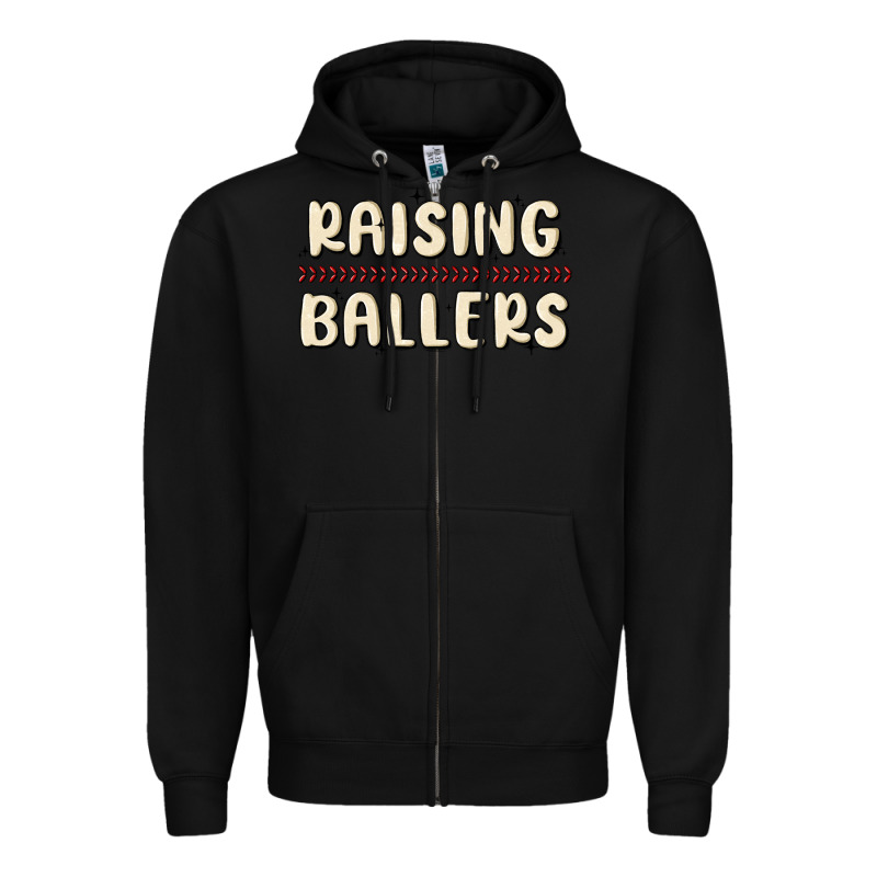 Raising Ballers Zipper Hoodie by MaliasSmallBusiness | Teevron