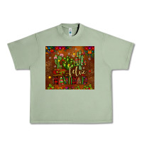 Oil Green feliz navidad cactus Urban Heavy Tee - JahusDesignShop