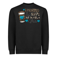 Black coffee Heavyweight Sweatshirt - CowhideDigitalArt