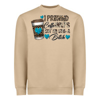 Mushroom coffee Heavyweight Sweatshirt - CowhideDigitalArt