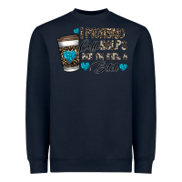 Navy coffee Heavyweight Sweatshirt - CowhideDigitalArt