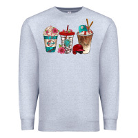 Heather Grey western baseball coffee cups bbs Premium Sweatshirt - BundleAndBundleShop