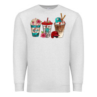 Oatmeal Heather western baseball coffee cups bbs Premium Sweatshirt - BundleAndBundleShop