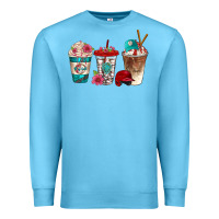 Ocean Blue western baseball coffee cups bbs Premium Sweatshirt - BundleAndBundleShop