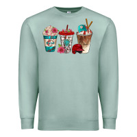 Seafoam western baseball coffee cups bbs Premium Sweatshirt - BundleAndBundleShop