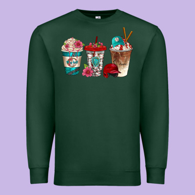 Western Baseball Coffee Cups Bbs Premium Sweatshirt Designed By Bundleandbundleshop