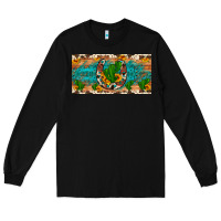 Black cactus sunflower horseshoe license plate Long Sleeve Tee - Artiststas