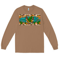 Cactus Sunflower Horseshoe License Plate Long Sleeve Tee | Teevron