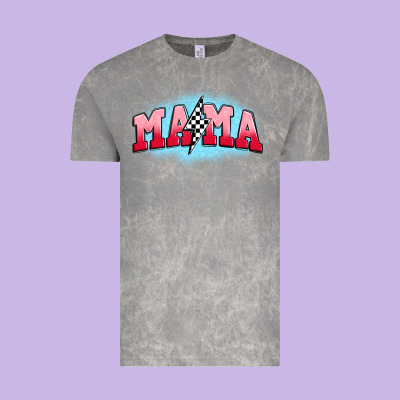 Mama Lightning Bolt Vintage Tee Designed By Jahusdesignshop
