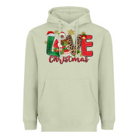 Matcha love christmas black santa Heavyweight Hoodie - MaliasSmallBusiness