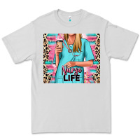 Dove Grey nurse life blonde woman Premium Tee - RanaPortraitStore