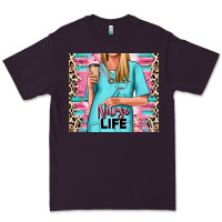 Plum nurse life blonde woman Premium Tee - RanaPortraitStore