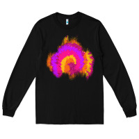 Black tie dye glitter patch Long Sleeve Tee - AdoDesignShop