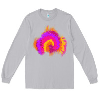 Moon Dust tie dye glitter patch Long Sleeve Tee - AdoDesignShop