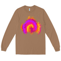 Toasted Coconut tie dye glitter patch Long Sleeve Tee - AdoDesignShop