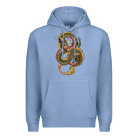 Colony Blue green and yellow dragon Premium Hoodie - RanaPortraitStore
