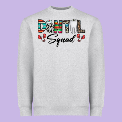 Dental Squad Heavyweight Sweatshirt Designed By Cowhidedigitalart