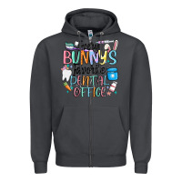 Smoke every bunnys favorite dental office Zipper Hoodie - MaliasSmallBusiness