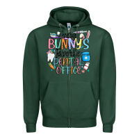 Sports Green every bunnys favorite dental office Zipper Hoodie - MaliasSmallBusiness