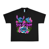 Black preview flower stitch 5th grade Urban Heavy Tee - AdoDesignShop