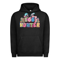Pigment Black Egg hunter plate letters Easter Day Urban Hoodie - HowdyJamesFarm