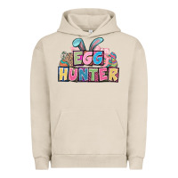 Pigment French Oak Egg hunter plate letters Easter Day Urban Hoodie - HowdyJamesFarm