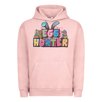 Pigment Salmon Egg hunter plate letters Easter Day Urban Hoodie - HowdyJamesFarm