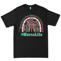 Black nurse life rainbow Premium Tee - RanaPortraitStore