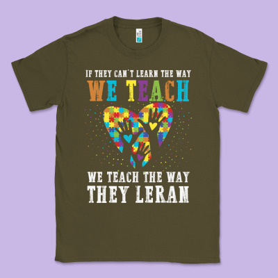 Autism Awareness Teacher Classic Tee Designed By Cowhidedigitalart