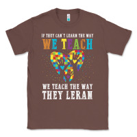 Chestnut Autism Awareness Teacher Classic Tee - CowhideDigitalArt