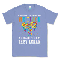 Colony Blue Autism Awareness Teacher Classic Tee - CowhideDigitalArt