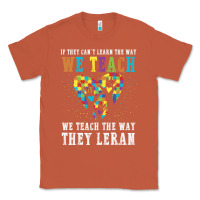 Copper Autism Awareness Teacher Classic Tee - CowhideDigitalArt