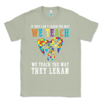 Matcha Autism Awareness Teacher Classic Tee - CowhideDigitalArt