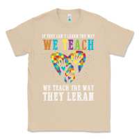 Mushroom Autism Awareness Teacher Classic Tee - CowhideDigitalArt