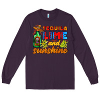 Plum tequila lime and sunshine Long Sleeve Tee - AdoDesignShop