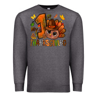 Charcoal Heather my first thanksgiving with turkey bbs Premium Sweatshirt - BundleAndBundleShop
