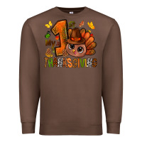 Chestnut my first thanksgiving with turkey bbs Premium Sweatshirt - BundleAndBundleShop