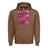 Chestnut a cure fighting for Zipper Hoodie - MaliasSmallBusiness