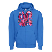 True Royal a cure fighting for Zipper Hoodie - MaliasSmallBusiness