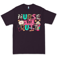 Plum nurse on duty Premium Tee - RanaPortraitStore